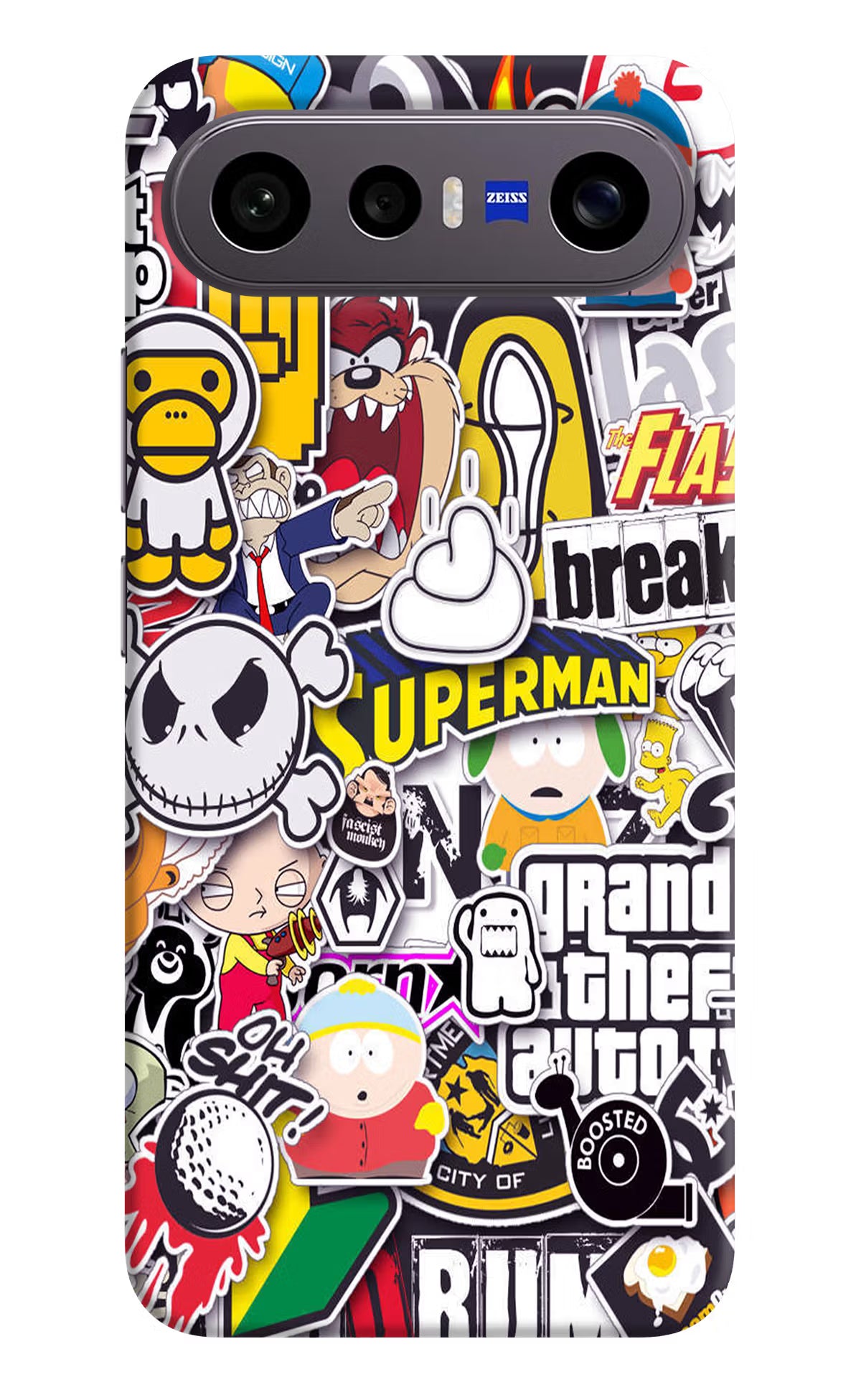Sticker Bomb Vivo X300 FE 5G Back Cover