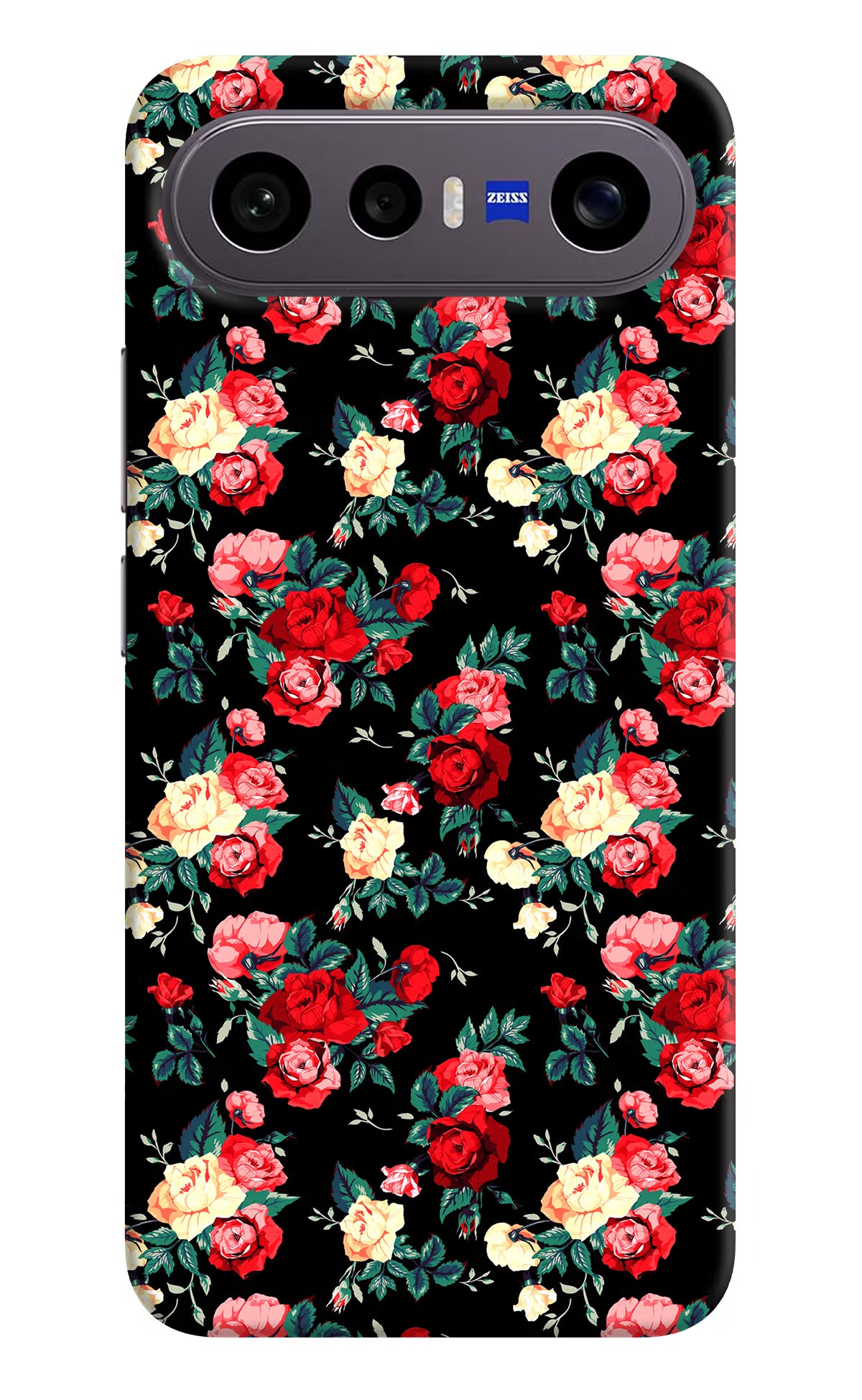Rose Pattern Vivo X300 FE 5G Back Cover