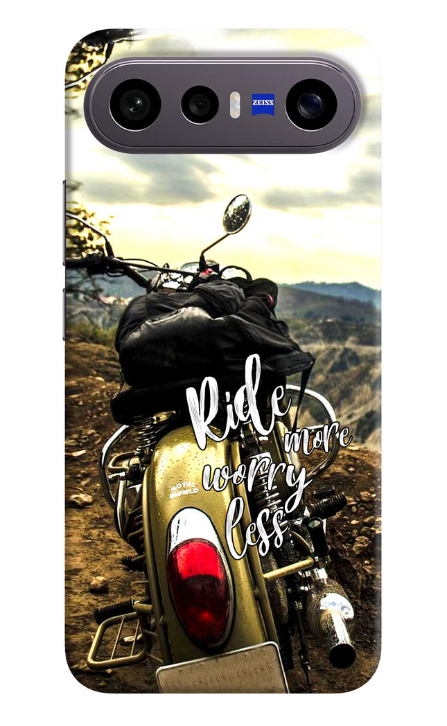 Ride More Worry Less Vivo X300 FE 5G Hard Case Back Cover by Casekaro