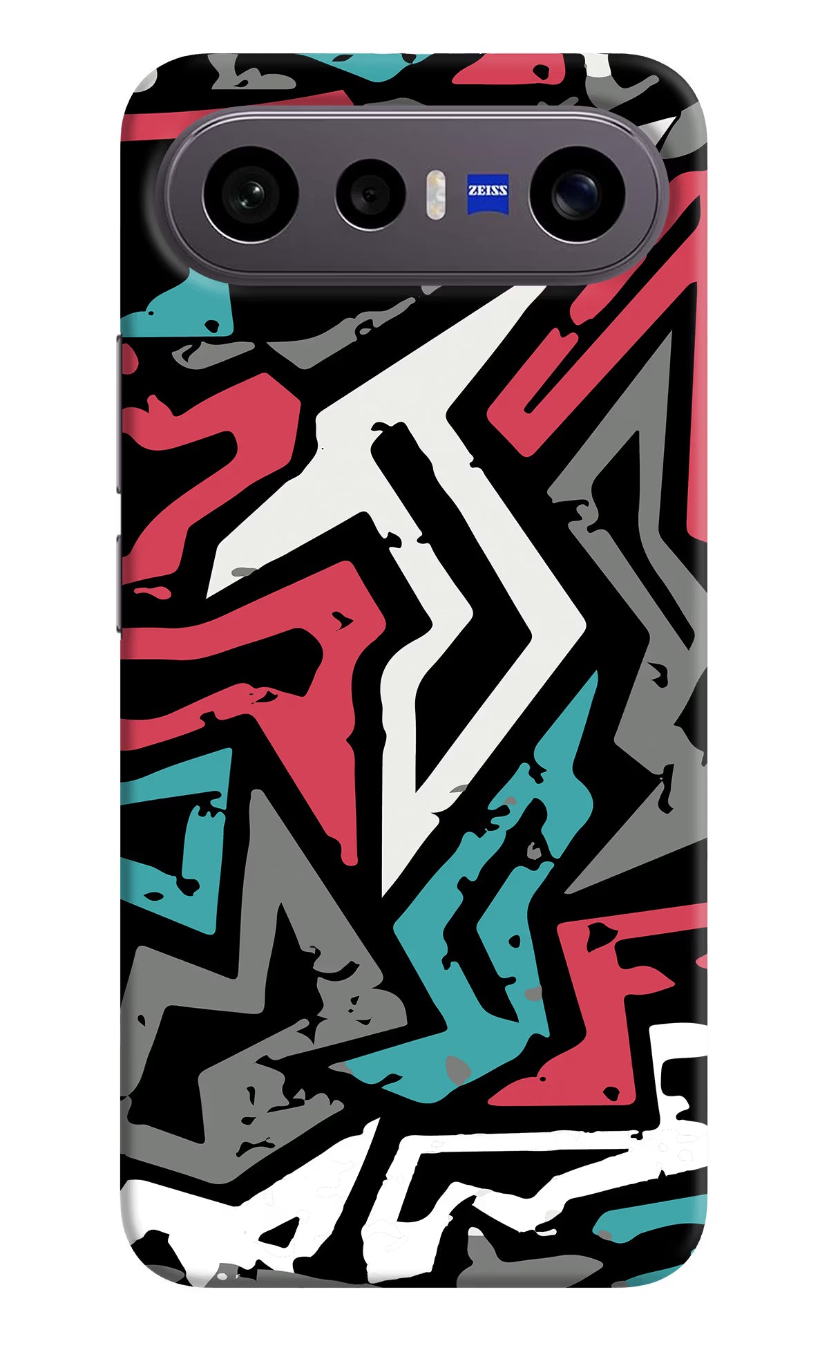 Geometric Graffiti Vivo X300 FE 5G Back Cover