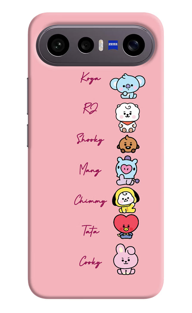 BTS names Vivo X300 FE 5G Hard Case Back Cover by Casekaro