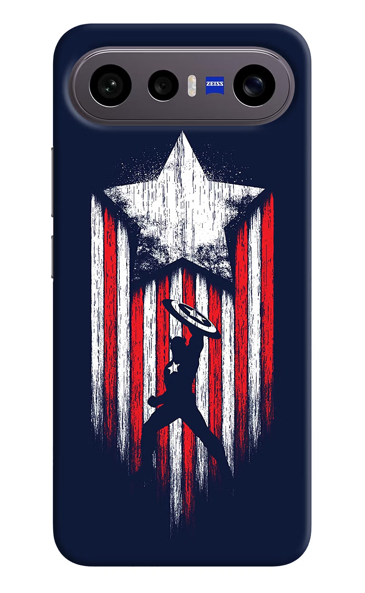 Captain America Marvel Art Vivo X300 FE 5G Back Cover