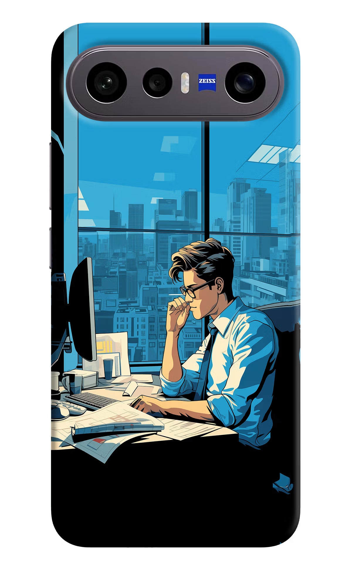 Focused Hustler (AI Generated) Vivo X300 FE 5G Back Cover