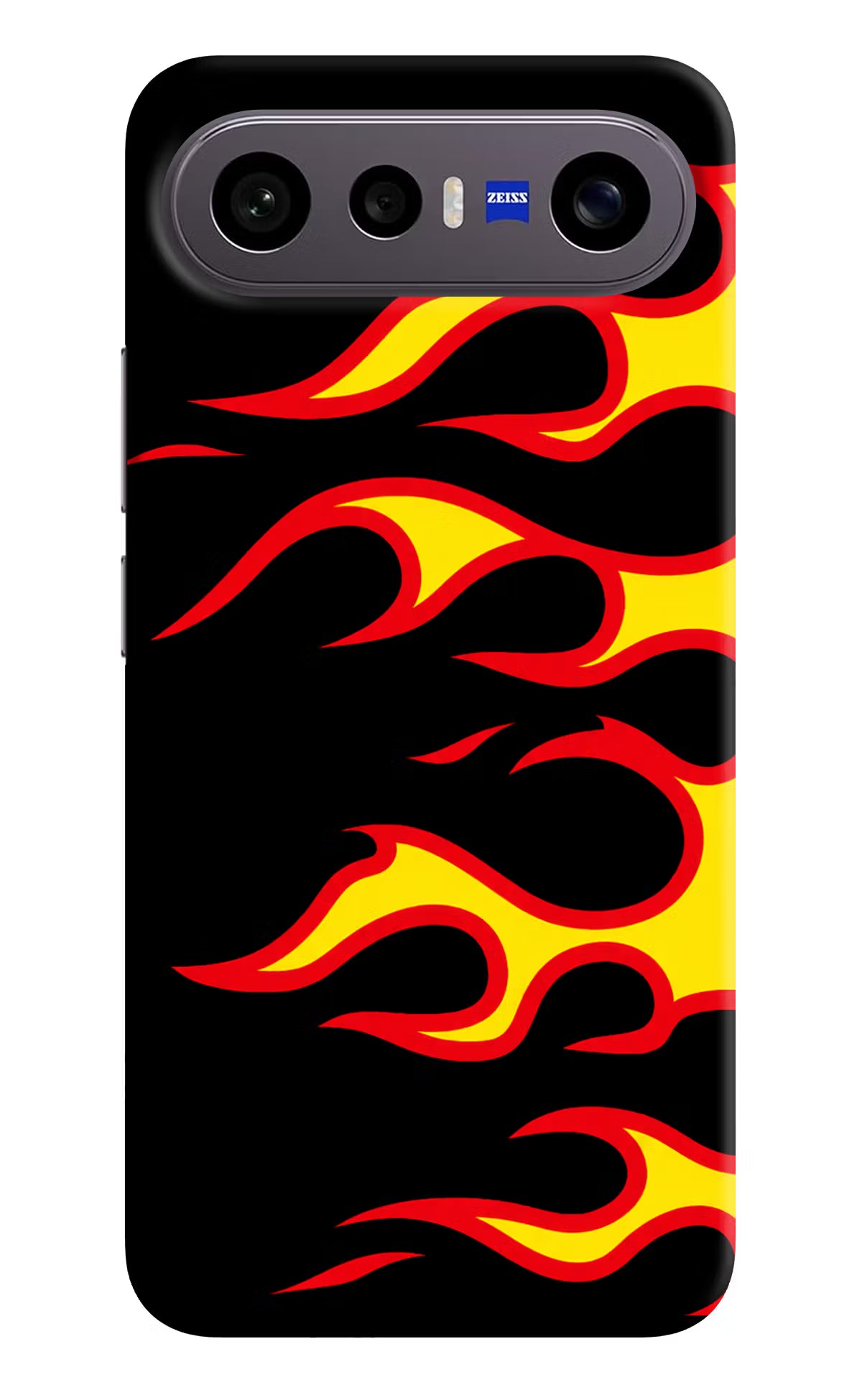 Side Sweep Flames Vivo X300 FE 5G Back Cover
