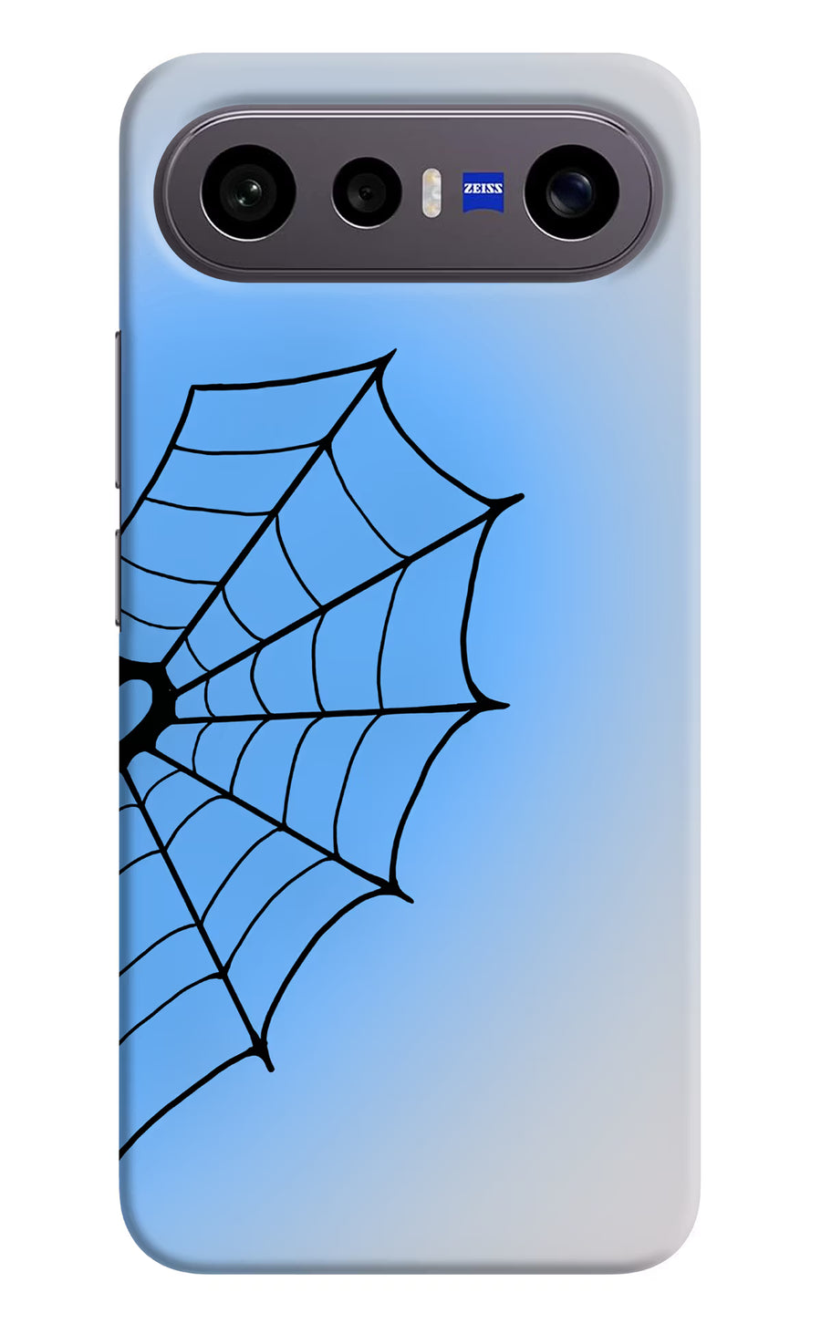 Blue Web Vivo X300 FE 5G Back Cover, Hard case