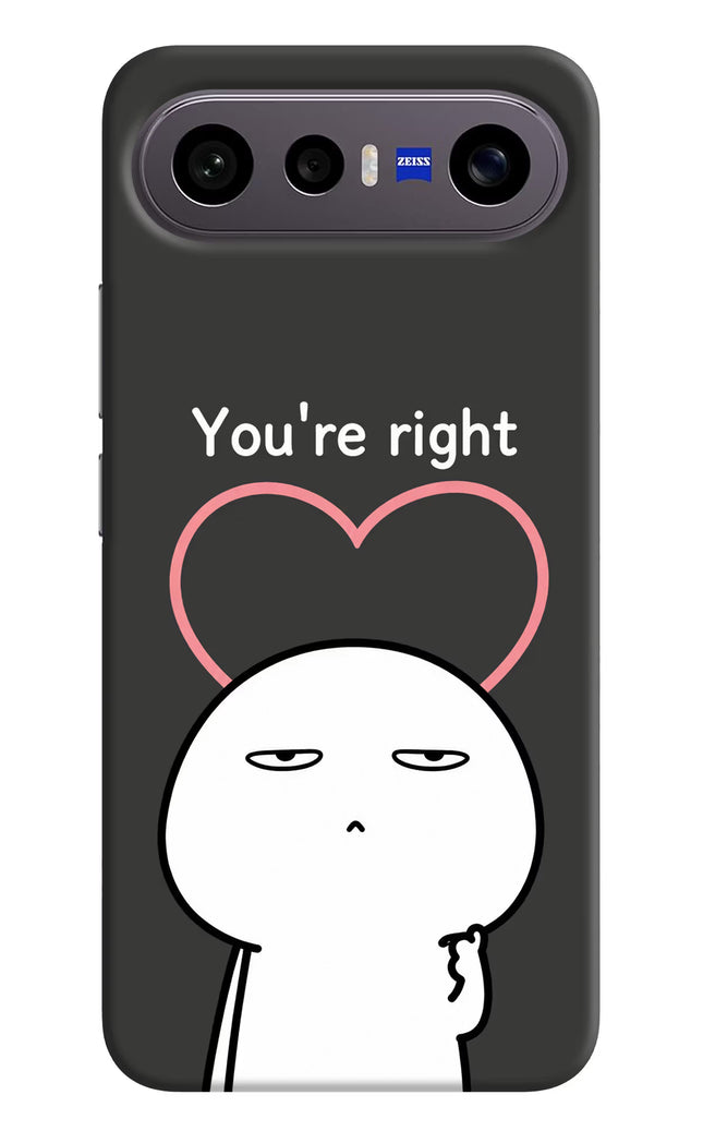You're Right Vivo X300 FE 5G Hard Case Back Cover by Casekaro