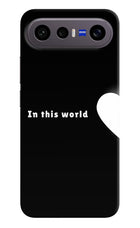 This World Vivo X300 FE 5G Hard Case Back Cover by Casekaro