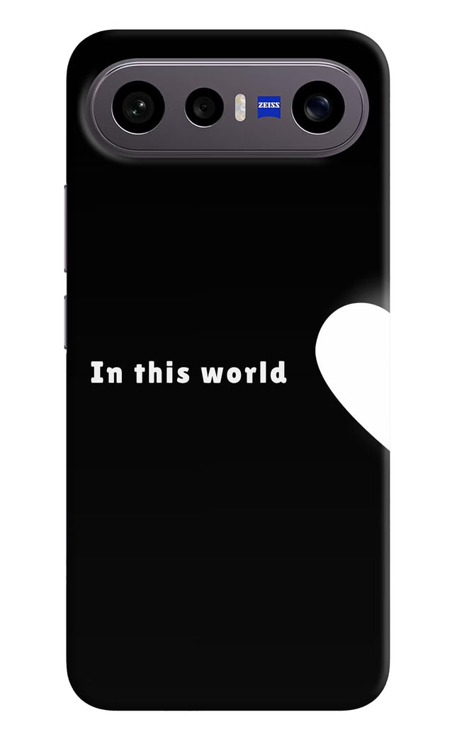 This World Vivo X300 FE 5G Hard Case Back Cover by Casekaro