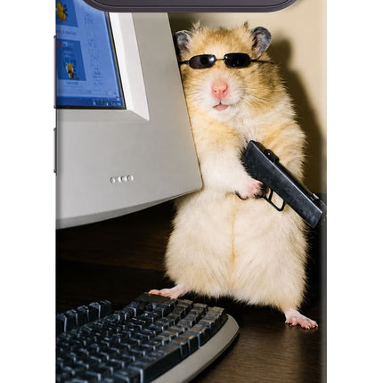 Hacker Hamster Vivo X300 FE 5G Hard Case Back Cover by Casekaro