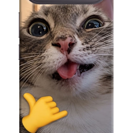 Silly Cat Call Vivo X300 FE 5G Hard Case Back Cover by Casekaro