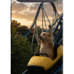 Rollercoaster Dog Vivo X300 FE 5G Hard Case Back Cover by Casekaro