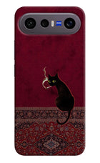 Midnight Cat Vivo X300 FE 5G Hard Case Back Cover by Casekaro