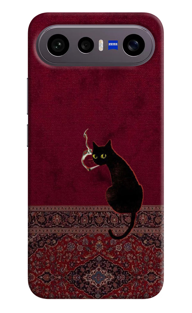 Midnight Cat Vivo X300 FE 5G Hard Case Back Cover by Casekaro