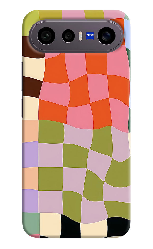 Wavy Grid Vivo X300 FE 5G Hard Case Back Cover by Casekaro