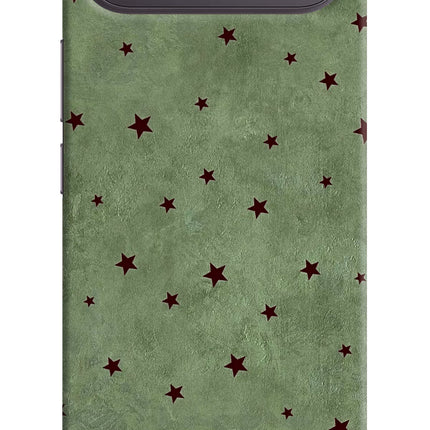 Green Stars Vivo X300 FE 5G Hard Case Back Cover by Casekaro