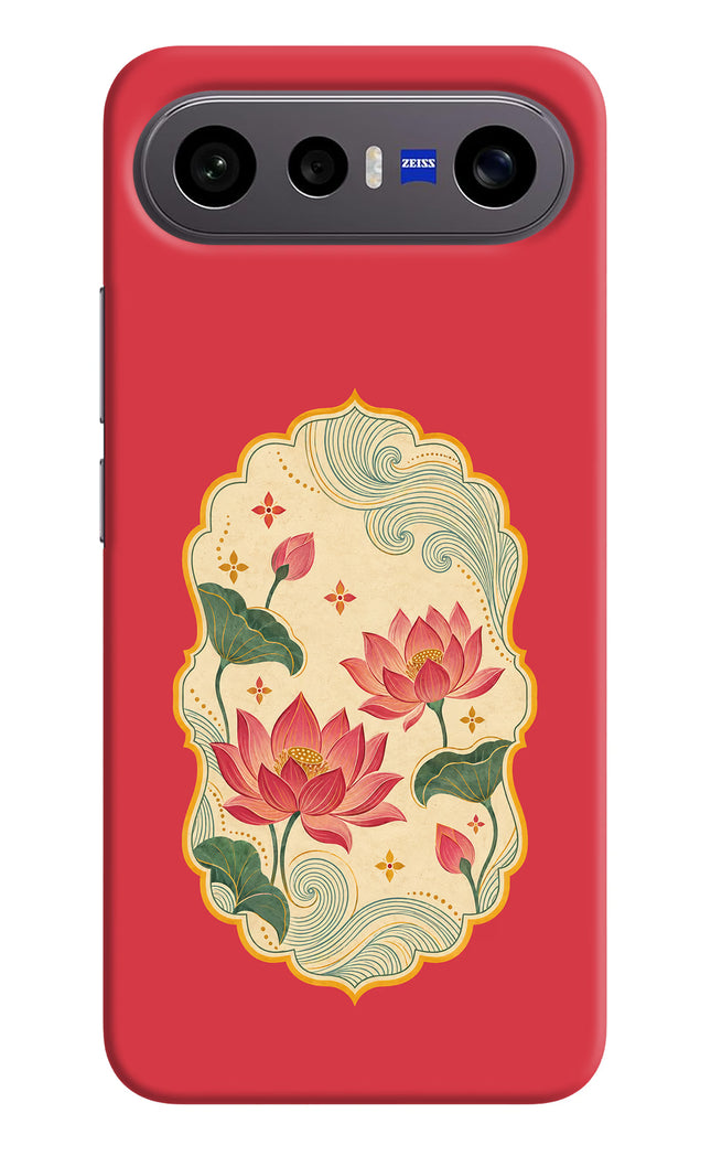 Pink Lotus Vivo X300 FE 5G Hard Case Back Cover by Casekaro