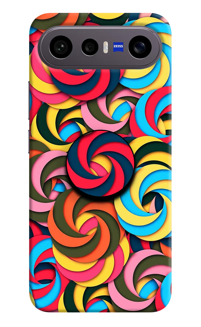 Spiral Pattern Vivo X300 FE 5G Pop Case by Casekaro