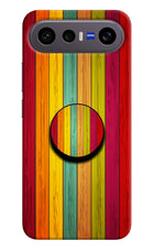 Multicolor Wooden Vivo X300 FE 5G Pop Case by Casekaro