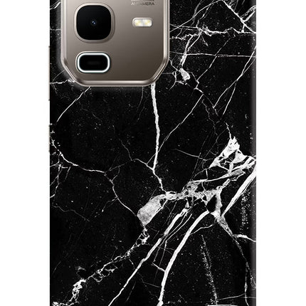 Black Marble Pattern Infinix Note 50s 5G Plus Hard Case Back Cover by Casekaro