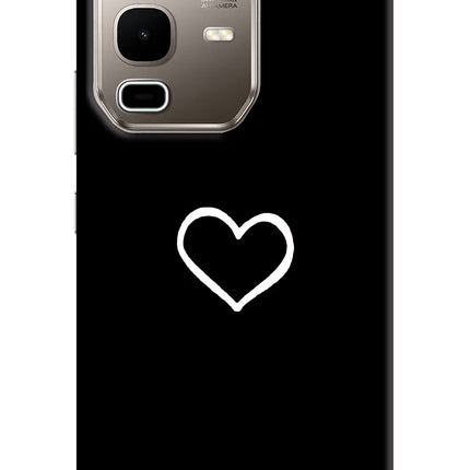 Heart Infinix Note 50s 5G Plus Hard Case Back Cover by Casekaro