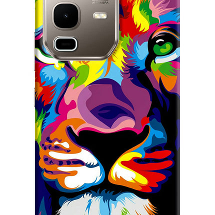 Lion Infinix Note 50s 5G Plus Hard Case Back Cover by Casekaro