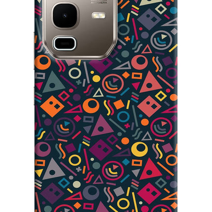 Geometric Abstract Infinix Note 50s 5G Plus Hard Case Back Cover by Casekaro