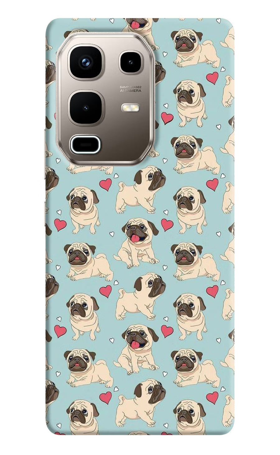 Pug Dog Infinix Note 50s 5G Plus Back Cover, Hard case