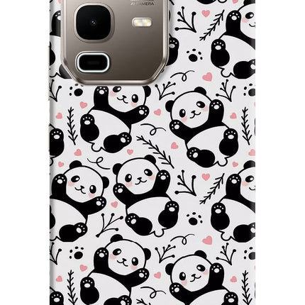 Cute Panda Infinix Note 50s 5G Plus Hard Case Back Cover by Casekaro