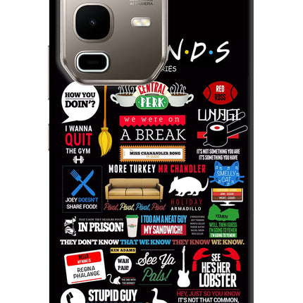 FRIENDS Infinix Note 50s 5G Plus Hard Case Back Cover by Casekaro