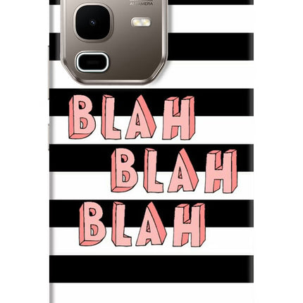 Blah Blah Blah Infinix Note 50s 5G Plus Hard Case Back Cover by Casekaro