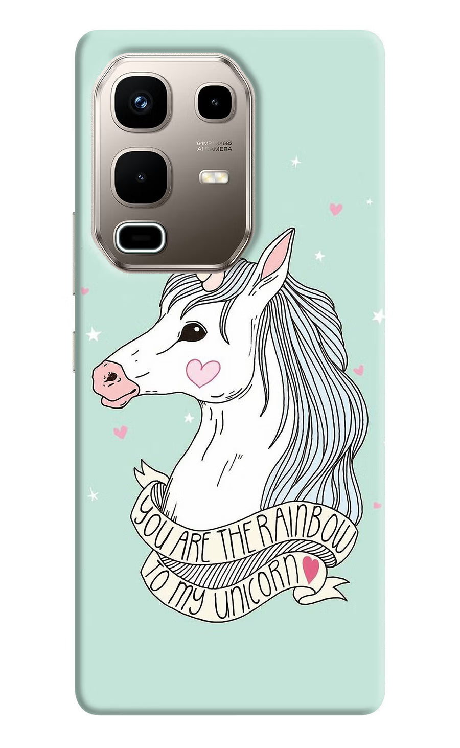 Unicorn Wallpaper Infinix Note 50s 5G Plus Back Cover, Hard case