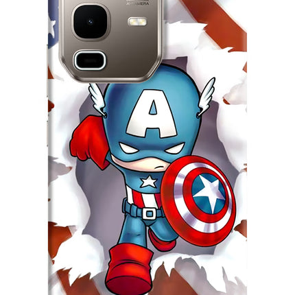 Captain America Infinix Note 50s 5G Plus Hard Case Back Cover by Casekaro