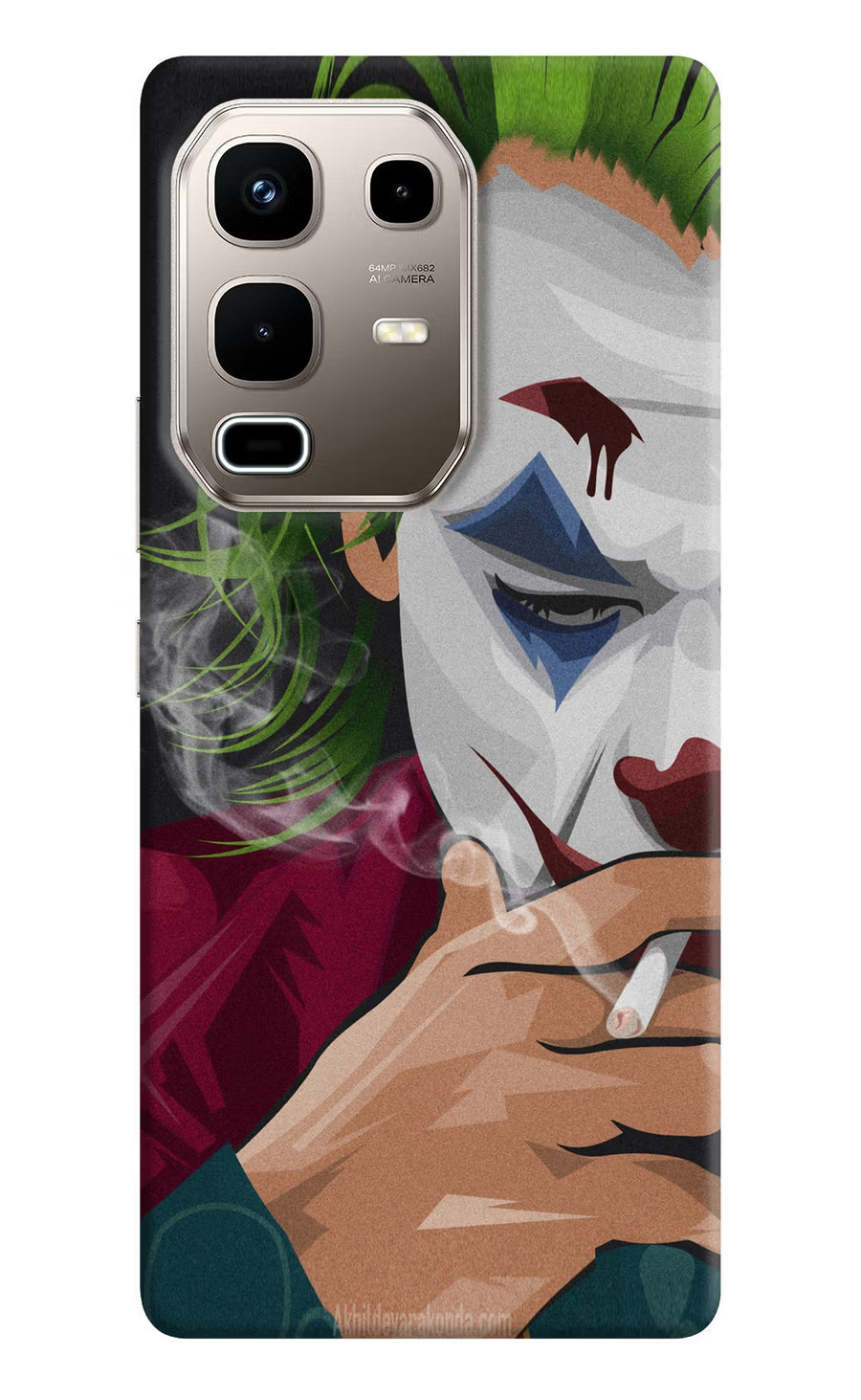 Joker Smoking Infinix Note 50s 5G Plus Back Cover, Hard case