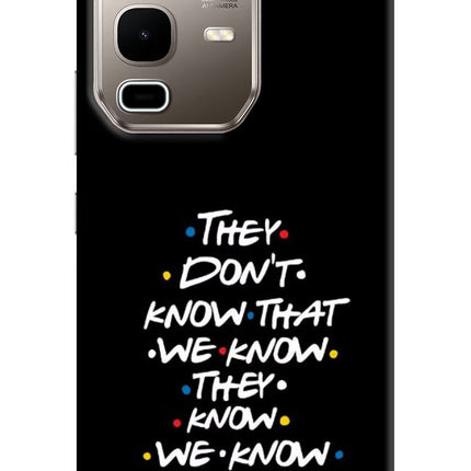 FRIENDS Dialogue Infinix Note 50s 5G Plus Hard Case Back Cover by Casekaro