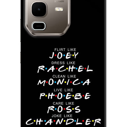 FRIENDS Character Infinix Note 50s 5G Plus Hard Case Back Cover by Casekaro