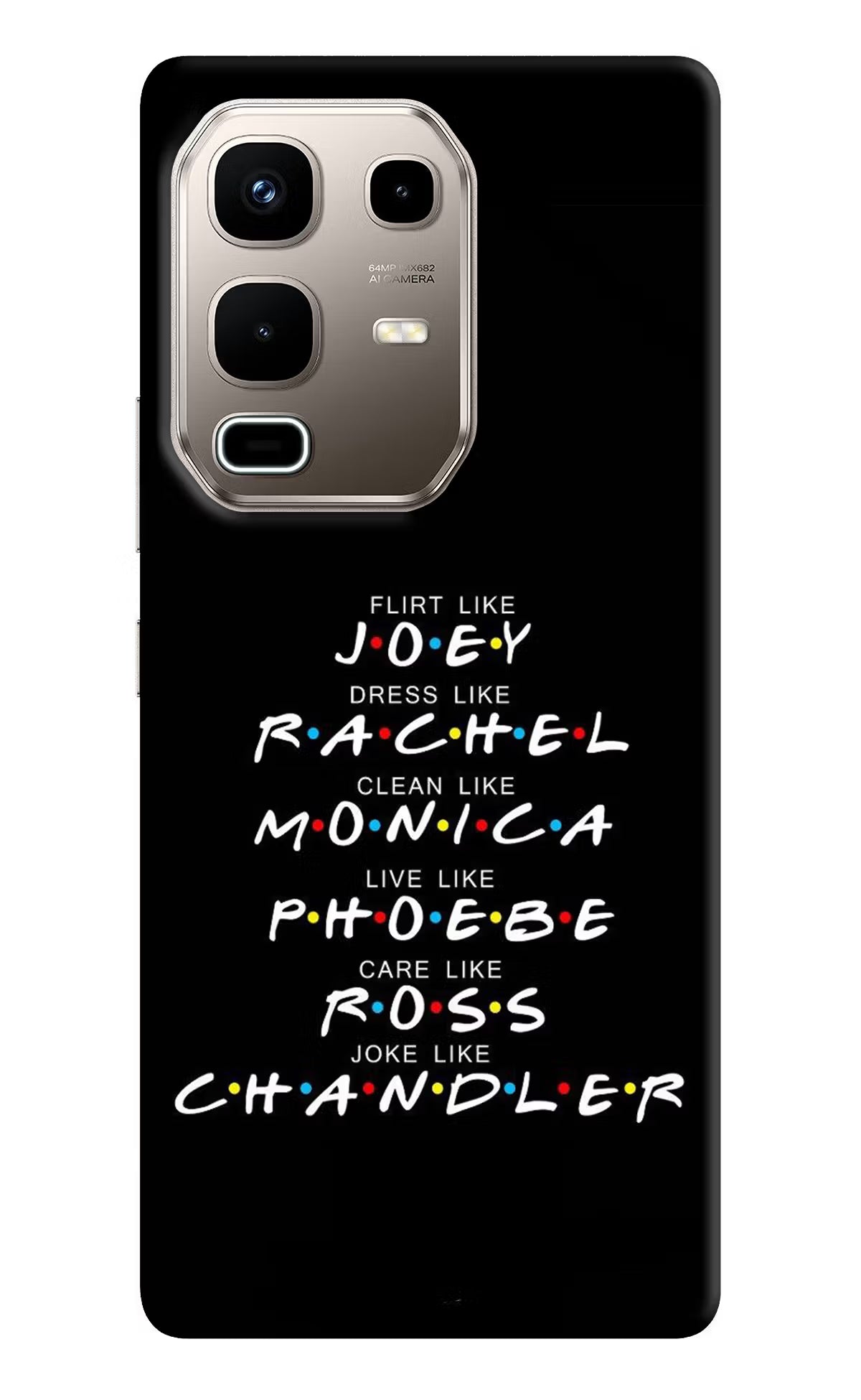 FRIENDS Character Infinix Note 50s 5G Plus Back Cover