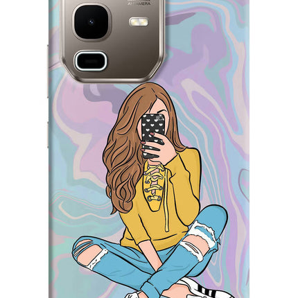 Selfie Girl Infinix Note 50s 5G Plus Hard Case Back Cover by Casekaro
