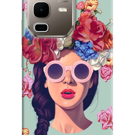 Pretty Girl Infinix Note 50s 5G Plus Hard Case Back Cover by Casekaro