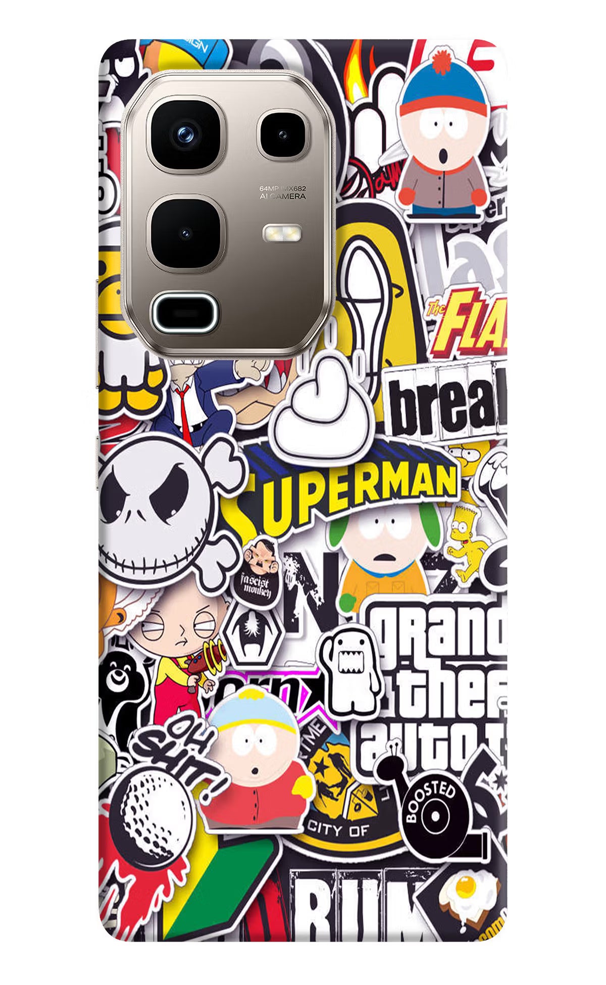 Sticker Bomb Infinix Note 50s 5G Plus Back Cover