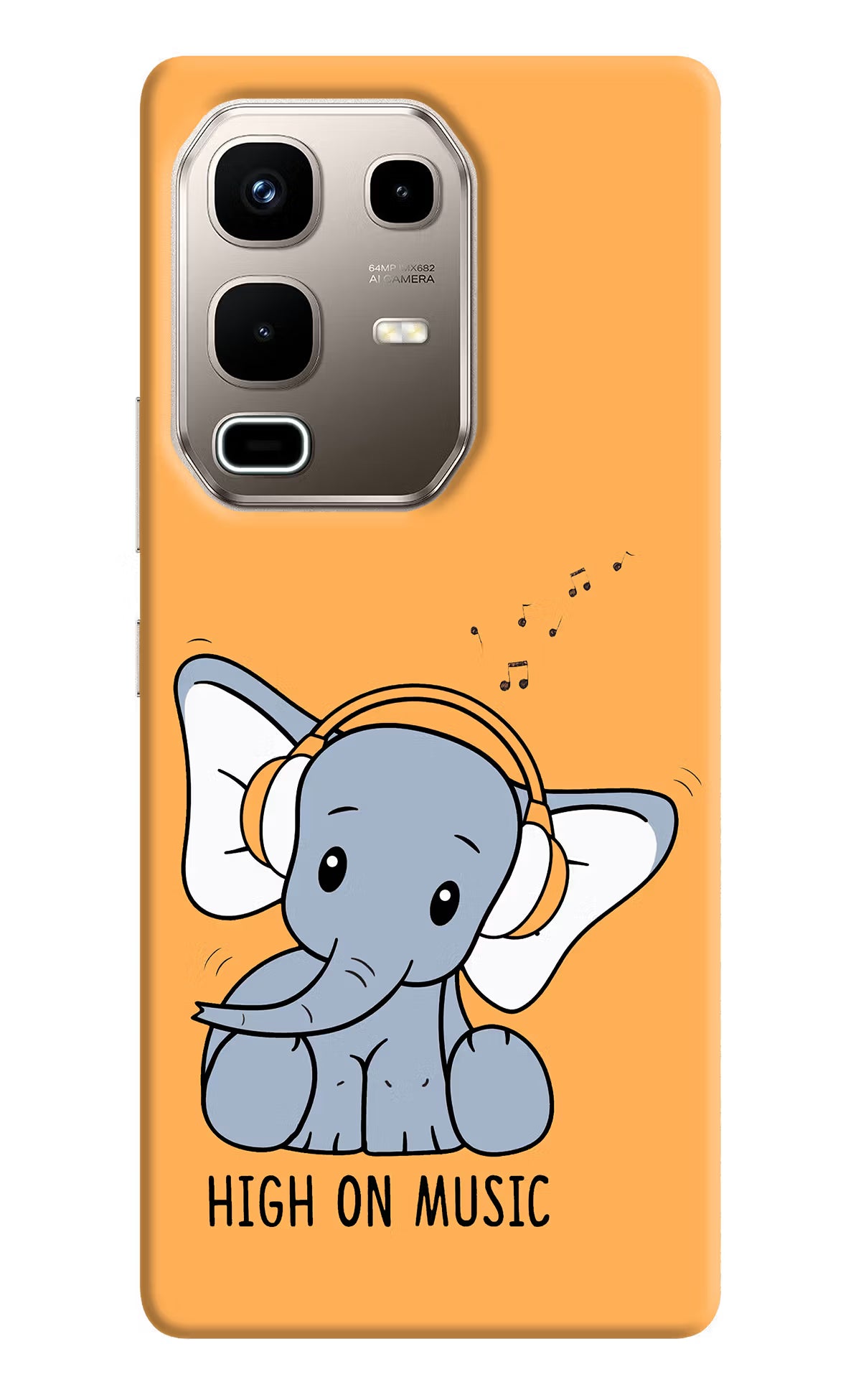High On Music Infinix Note 50s 5G Plus Back Cover
