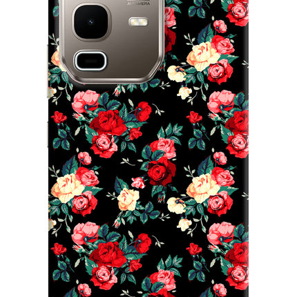 Rose Pattern Infinix Note 50s 5G Plus Hard Case Back Cover by Casekaro