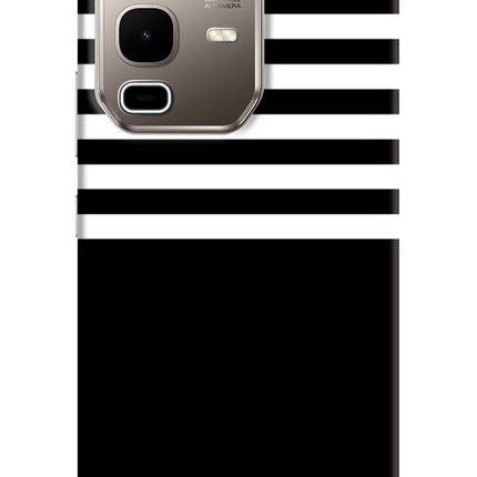 Black and White Print Infinix Note 50s 5G Plus Hard Case Back Cover by Casekaro