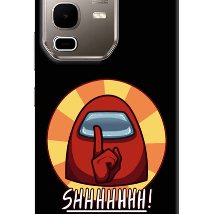Among Us Shhh! Infinix Note 50s 5G Plus Hard Case Back Cover by Casekaro