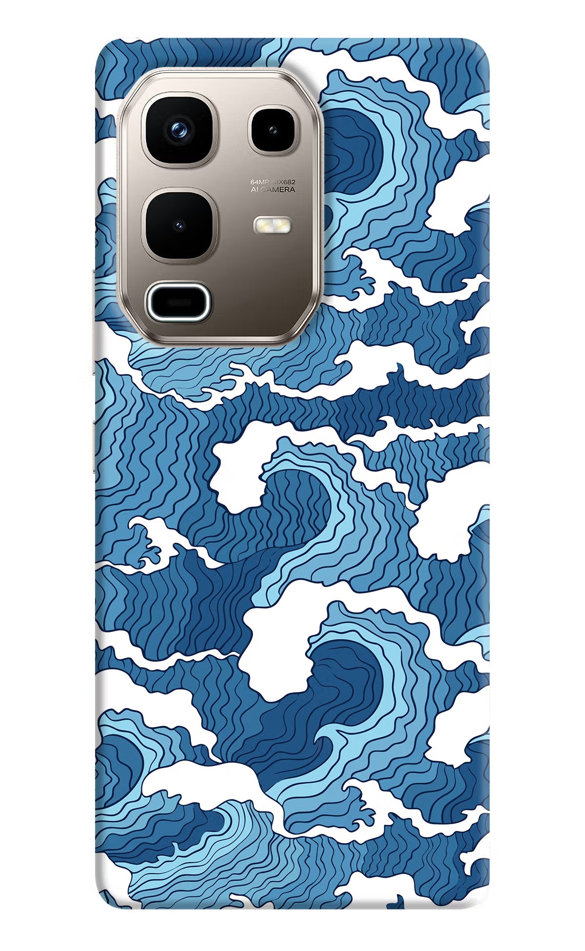 Blue Waves Infinix Note 50s 5G Plus Back Cover
