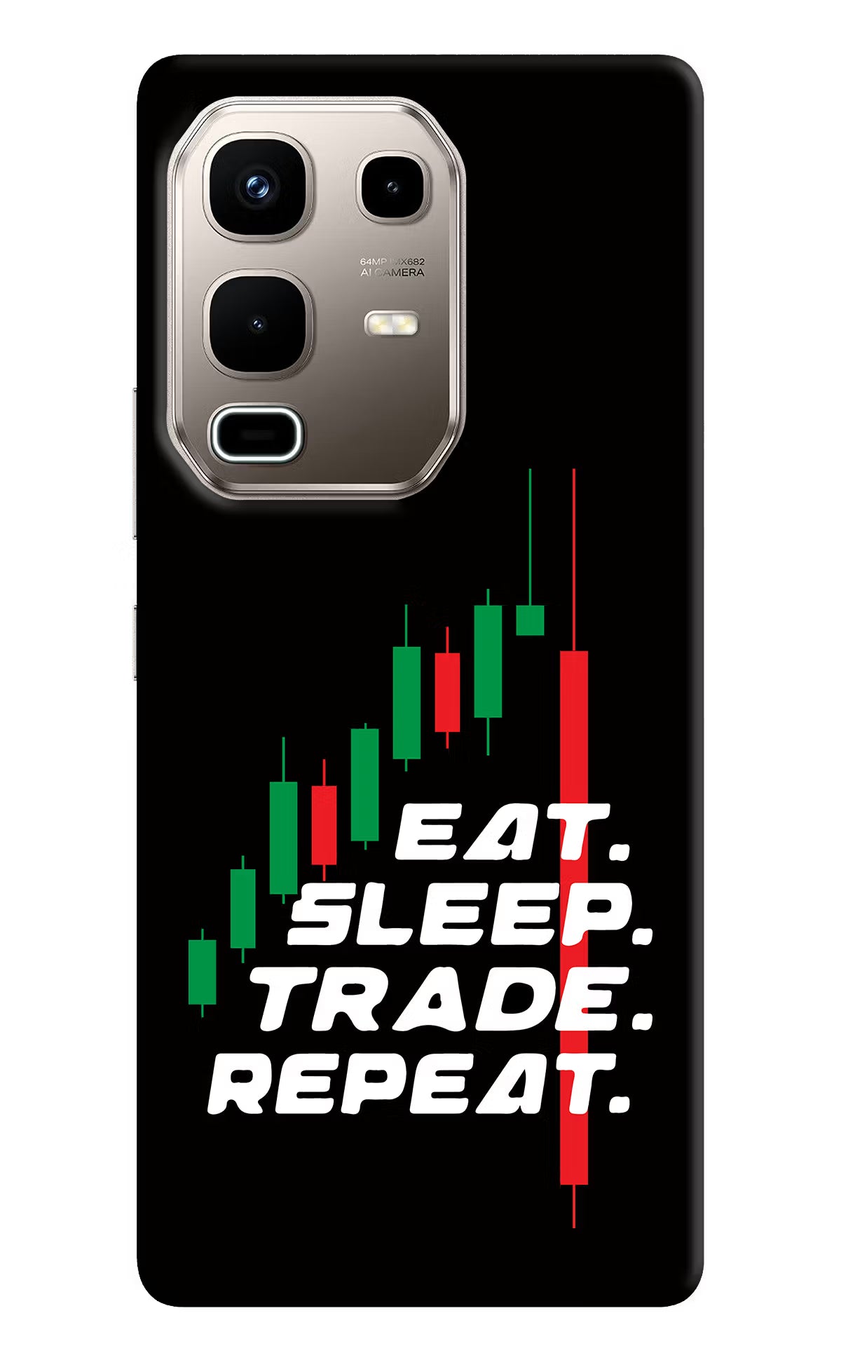 Eat Sleep Trade Repeat Infinix Note 50s 5G Plus Back Cover