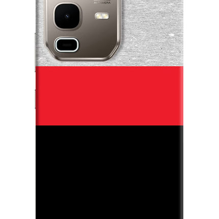 Tri Color Pattern Infinix Note 50s 5G Plus Hard Case Back Cover by Casekaro
