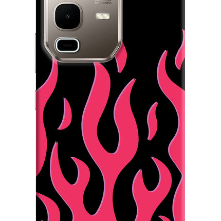 Fire Flames Infinix Note 50s 5G Plus Hard Case Back Cover by Casekaro