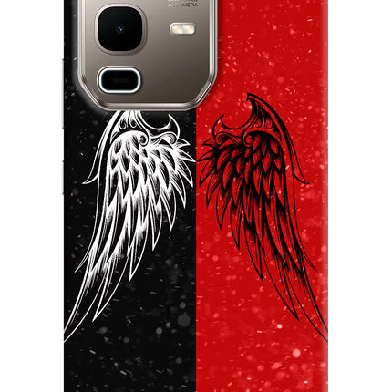 Wings Infinix Note 50s 5G Plus Hard Case Back Cover by Casekaro