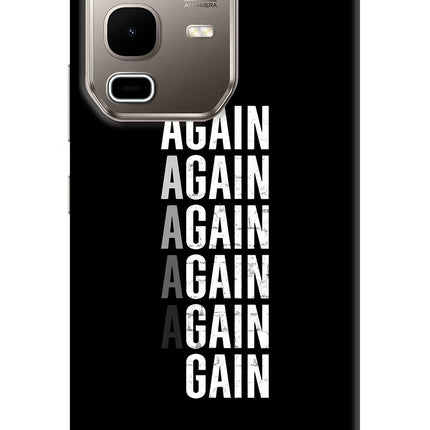 Again Again Gain Infinix Note 50s 5G Plus Hard Case Back Cover by Casekaro