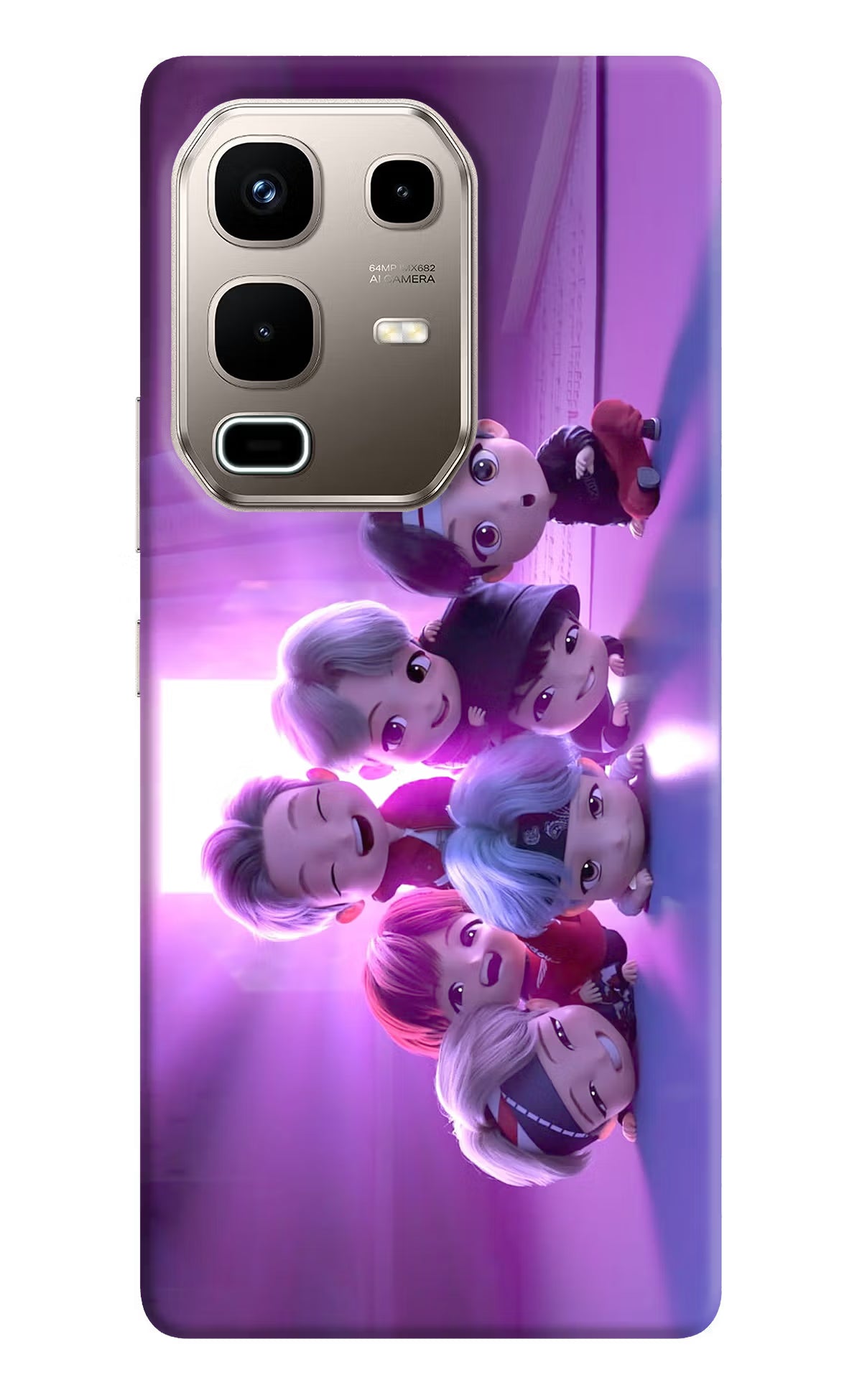 BTS Chibi Infinix Note 50s 5G Plus Back Cover